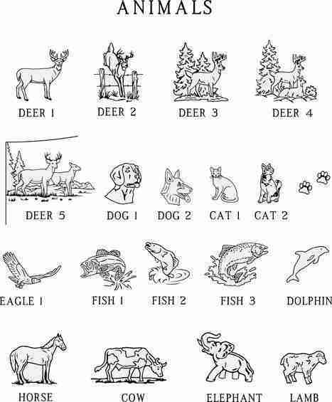 Animal Engraving Ideas