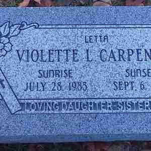 Flat Granite Marker 5