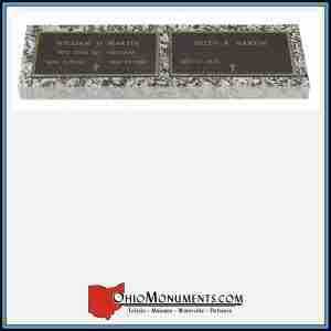Veterans Matching Bronze Markers