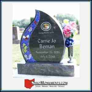 Beam Ceramic Stained Glass Monument