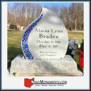 Braden Ceramic Stained Glass Monument